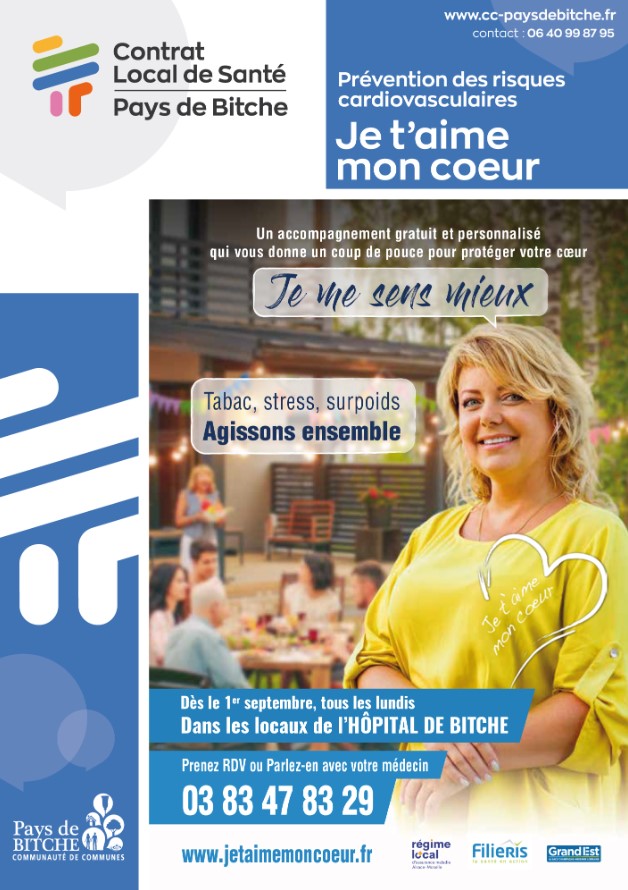 Je t'aime mon cœur :  une nouvelle offre de prévention sur Bitche
